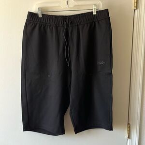 Brady Regenerate Ponte Football Shorts Size L NWT Black